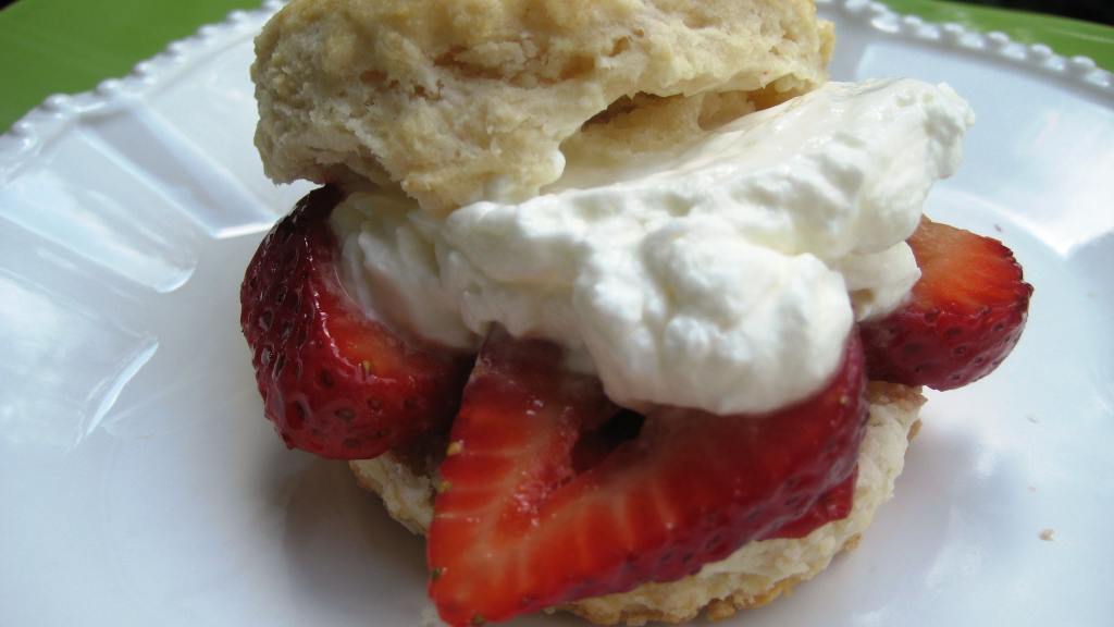 Strawberry Shortcake With Balsamic Honey Recipe