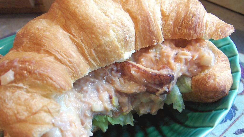 Crab Salad on Croissants Recipe