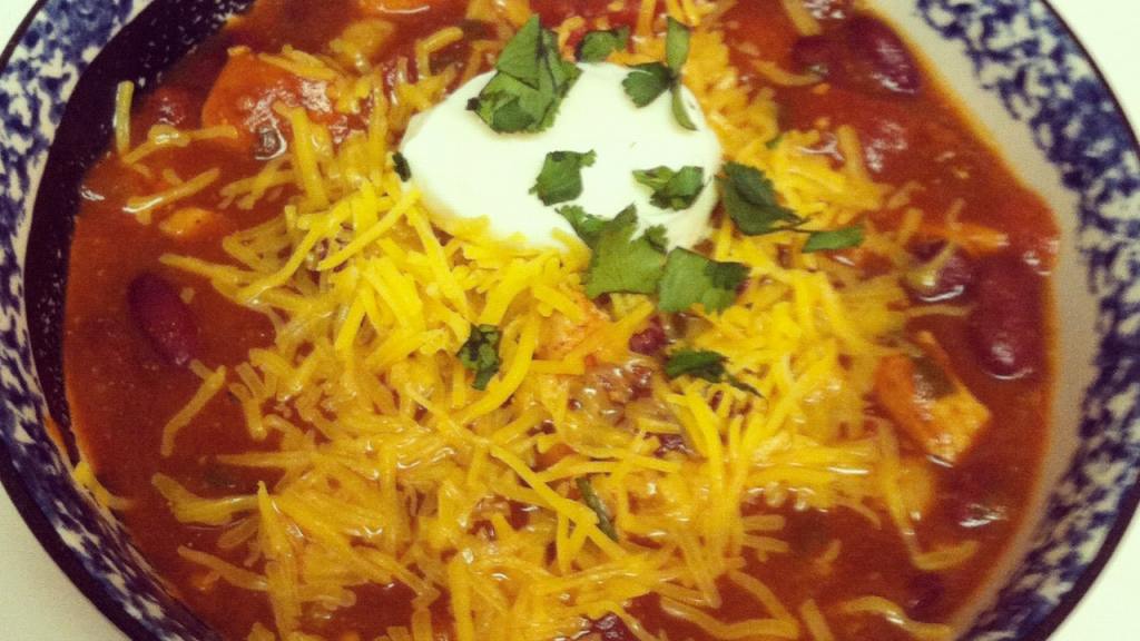 Café Latte’s Salsa Chicken Chili created by alisonr24