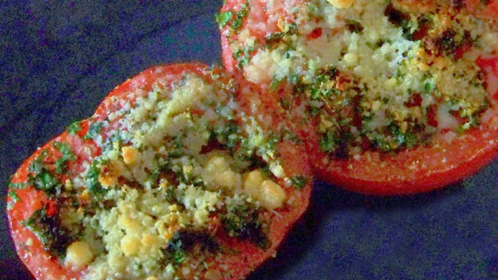 Easy Broiled Tomatoes created by Mamas Kitchen Hope