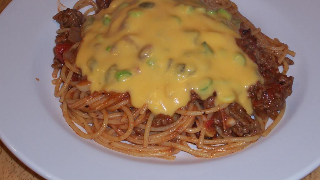 Cowboy Spaghetti With Cheese Sauce - Rachael Ray created by Chef Petunia
