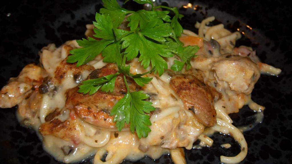 Creamy Chicken Spaghetti Recipe - Food.com