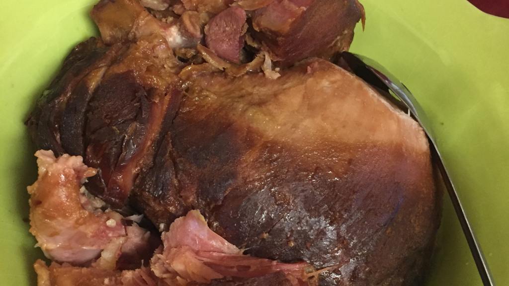Slow Cooker Picnic Ham created by Dessert Rose