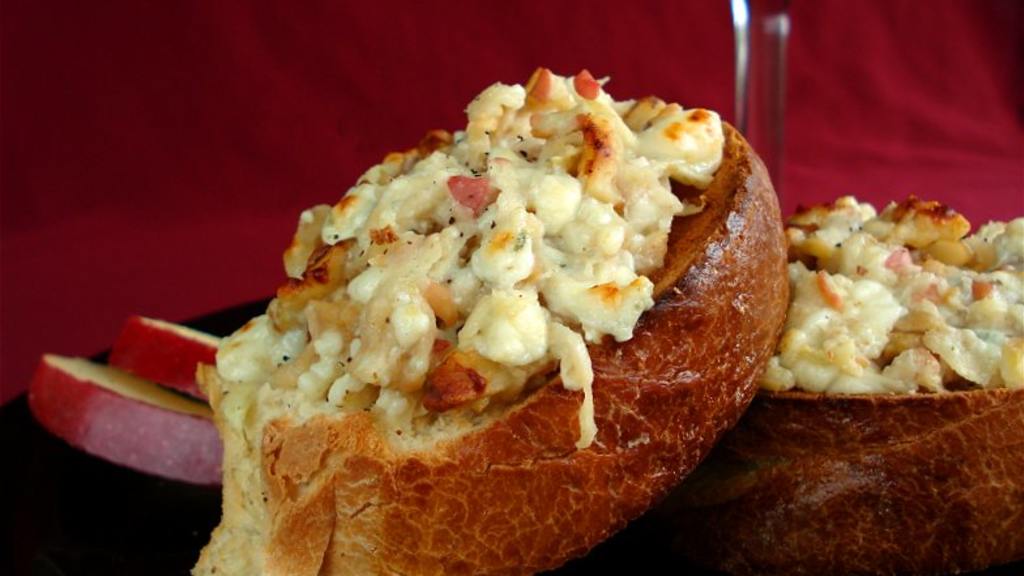 Blue Cheese, Walnut and Apple on Toast created by Marg CaymanDesigns