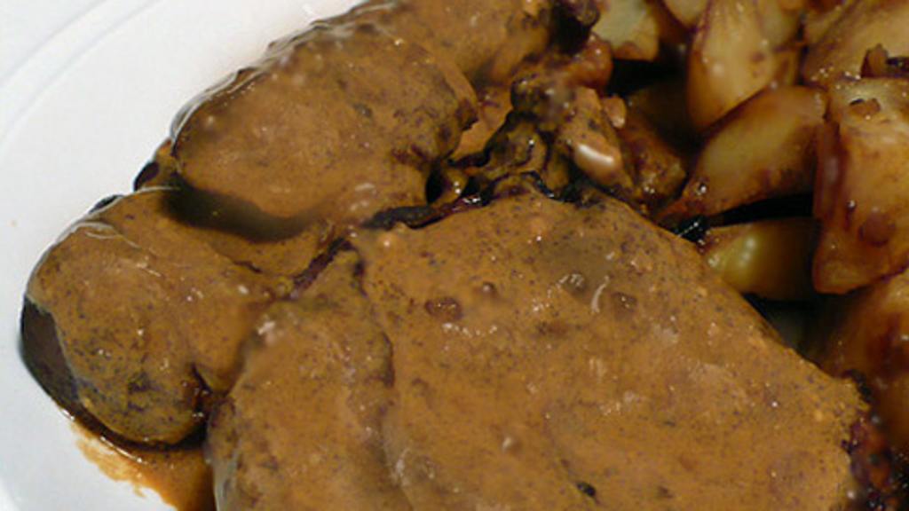 Beef Tenderloin With Mustard Sauce Recipe