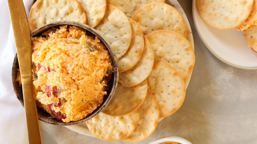 Green Chile-Pimiento Cheese created by Probably This