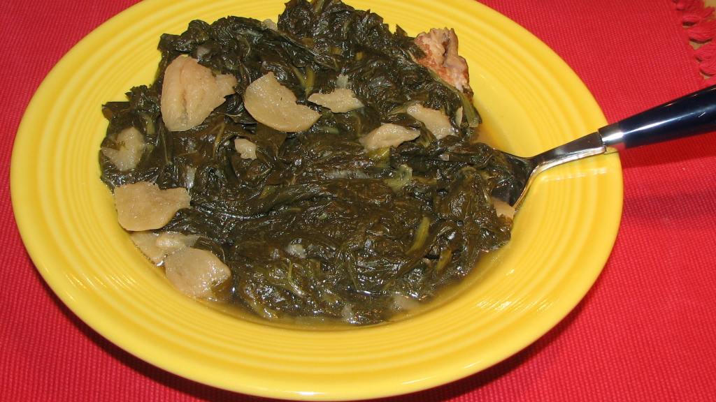 Traditional Southern Greens (Mustard, Turnip or Collards) created by cajunhippiegirl