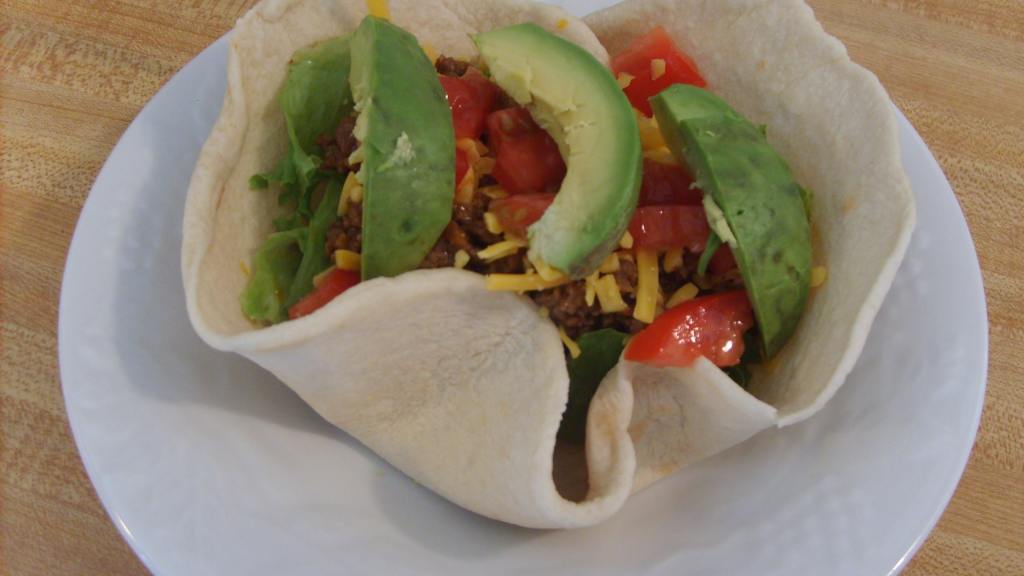 Low Fat Tortilla Bread Bowls Recipe
