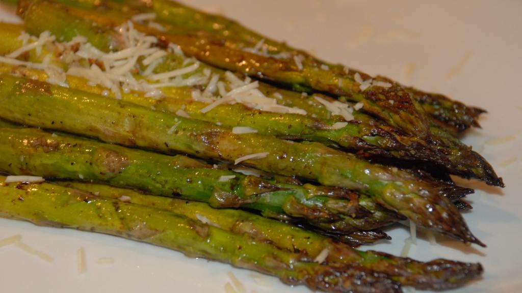 Balsamic Roasted Asparagus With Garlic Recipe