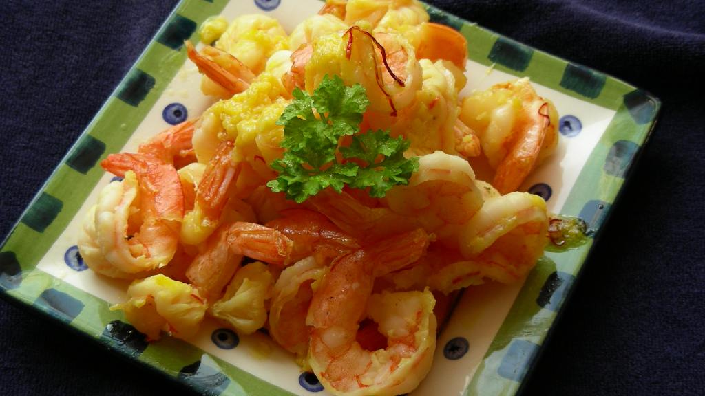 Grilled Garlic Shrimp With Saffron Recipe Food com