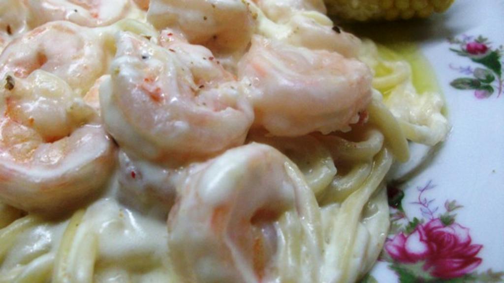 Mmmm Easy Shrimp in Alfredo Sauce Recipe - Food.com