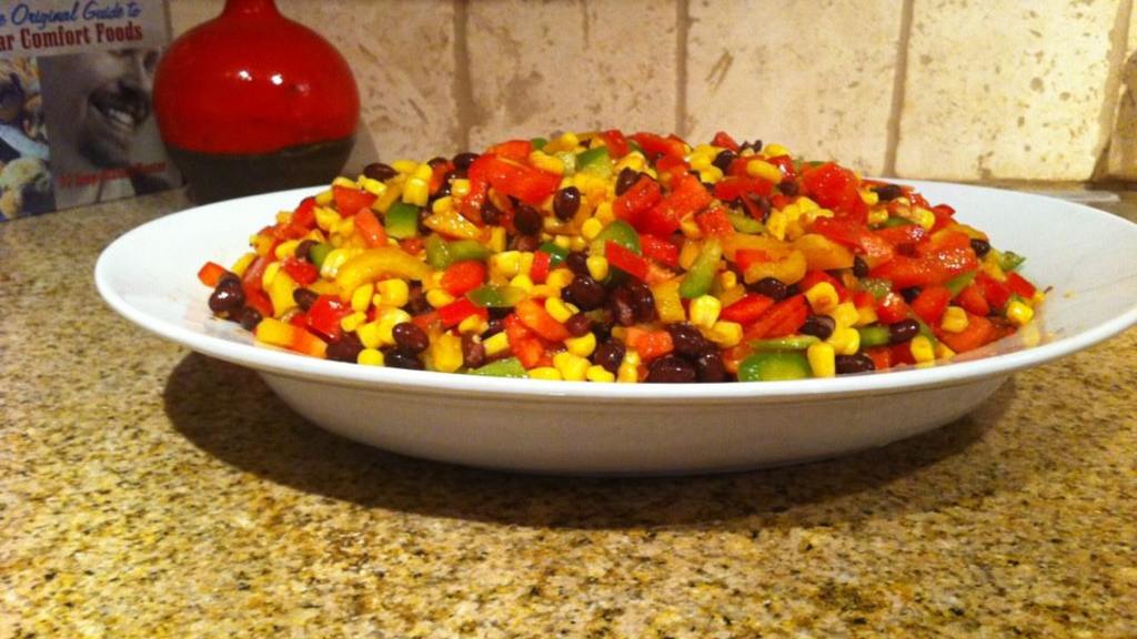 Aztec Black Bean Salad (Vegan, Low Fat) created by Trisha K.