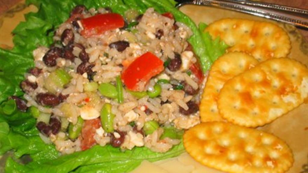 Rice, Black Bean & Feta Salad Recipe