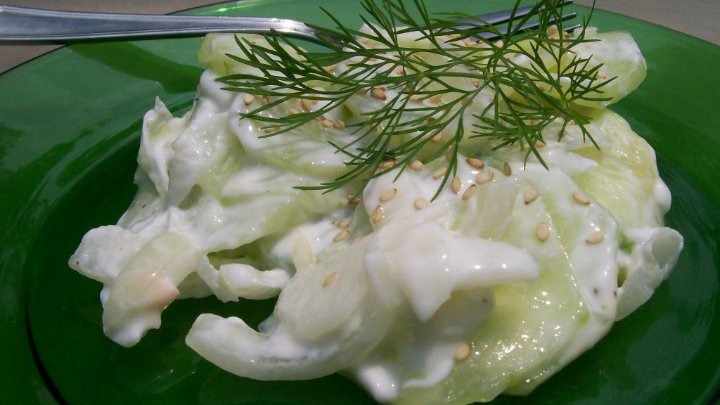 Cucumbers in Sour Cream created by Sharon123