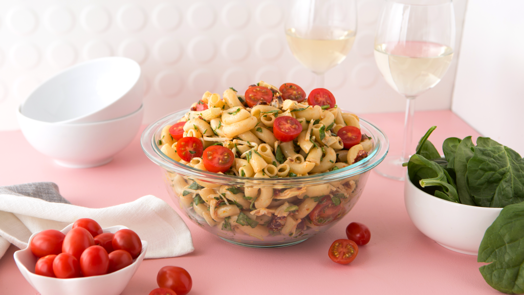 Kitchen Sink Chipotle & Smoked Mozzarella Pasta Salad Recipe