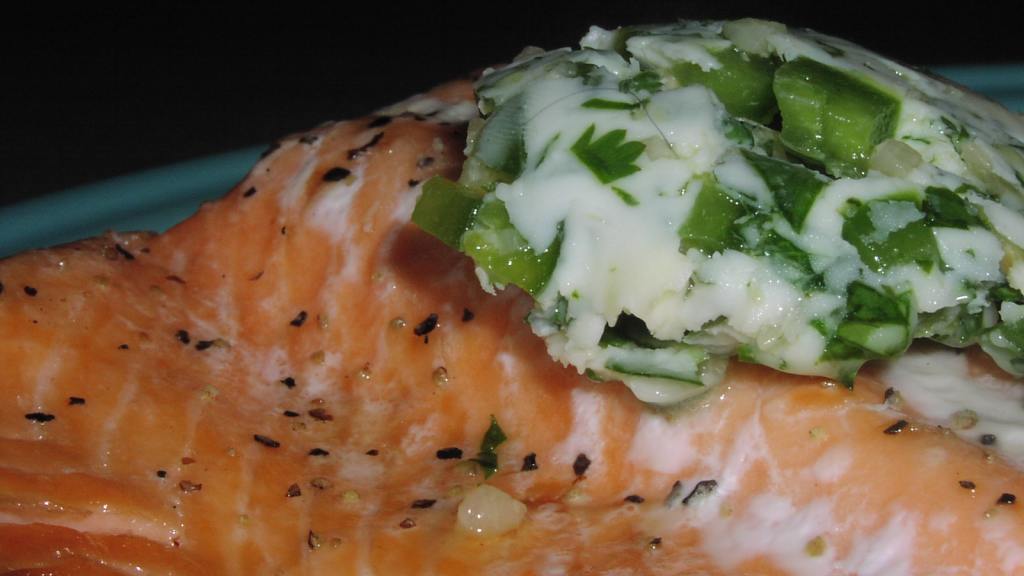 Grilled Salmon With Jalapeno Butter Recipe