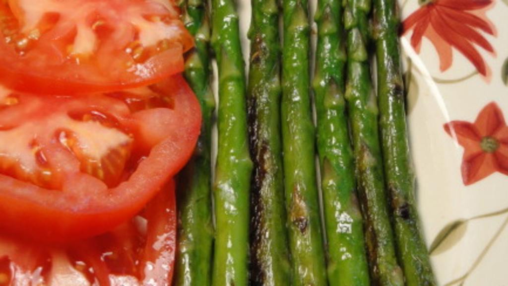 Seasoned Grilled Asparagus Recipe