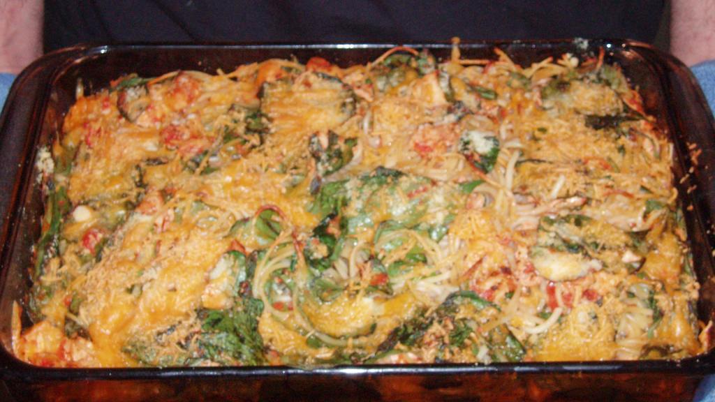 Baked Spaghetti With Chicken and Spinach Recipe - Food.com