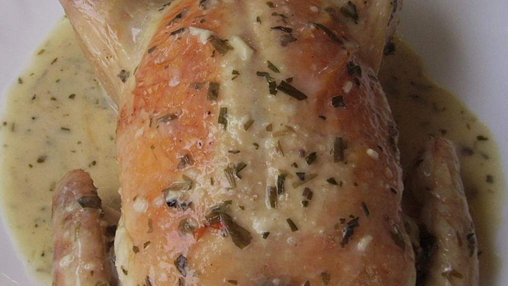 French Tarragon Roast Chicken Recipe