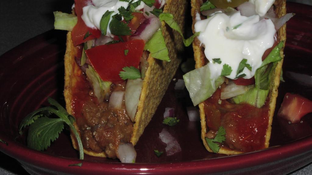 Ww Healthy Beef-And-Bean Tacos created by teresas