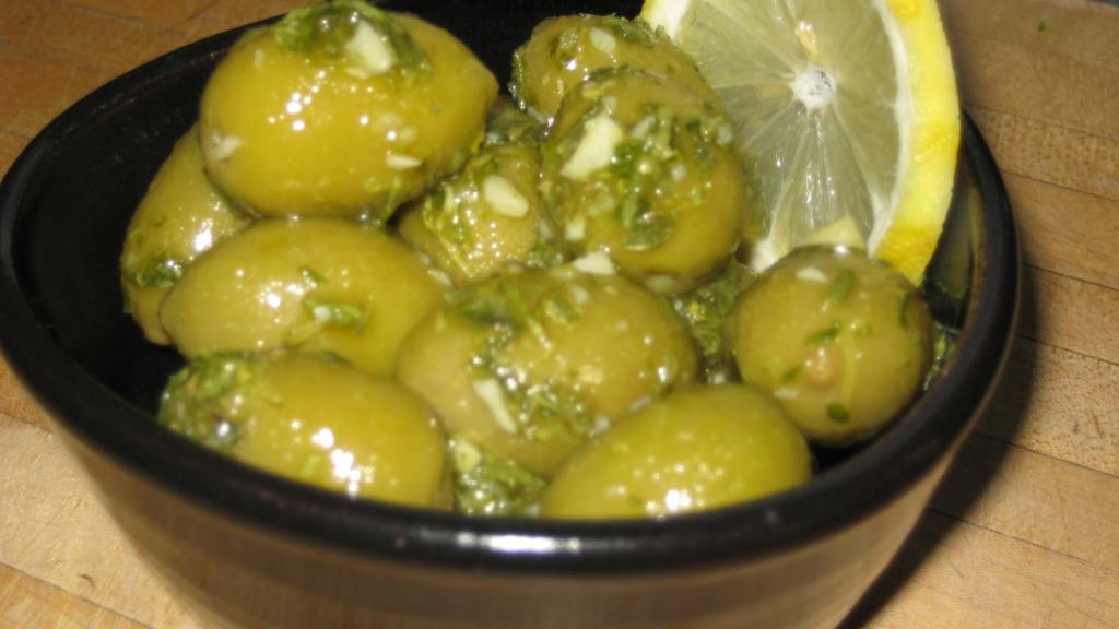 Marinated Olives With Lemon and Fresh Herbs Recipe