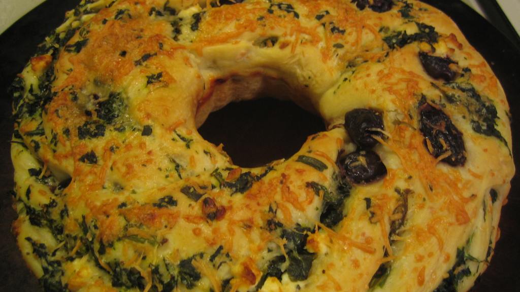 Bread Machine Spinach Feta Twist Recipe