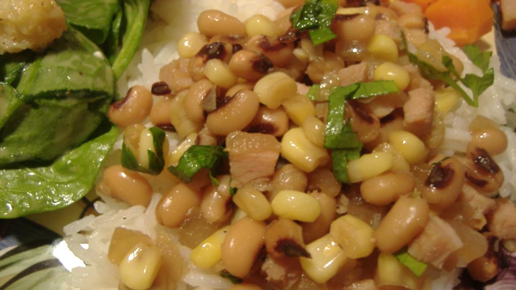 Quick BlackEyed Peas & Ham Recipe