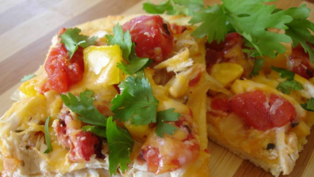 Mexican Chicken Pizza With Cornmeal Crust Recipe