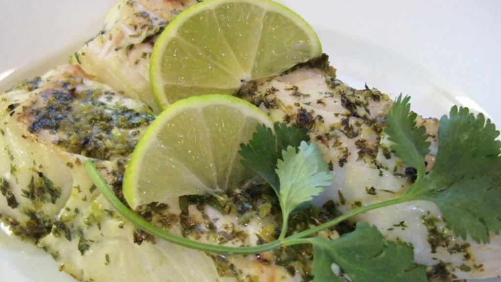 Pacific Pesto Grilled Halibut Recipe
