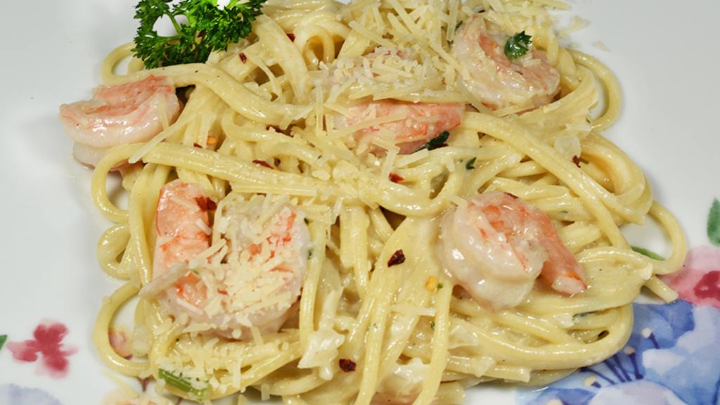 Spicy & Creamy Low Fat Shrimp Pasta Recipe - Food.com