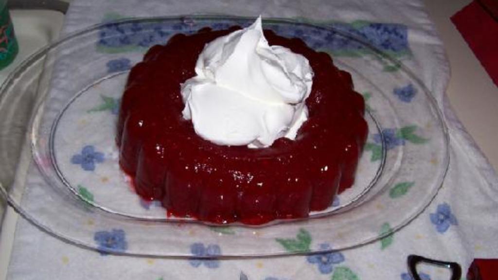Grammy's Famous Raspberry Jello Mold Recipe