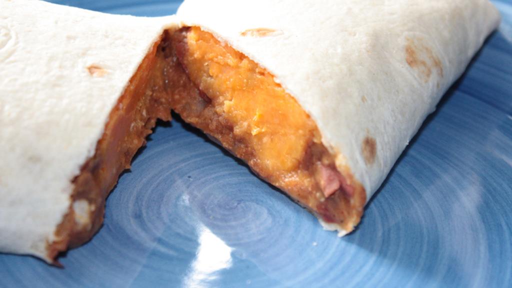 Sweet Potato and Kidney Bean Burrito Recipe