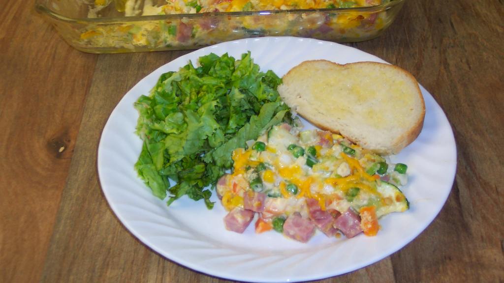 Ham and Vegetable Casserole Recipe