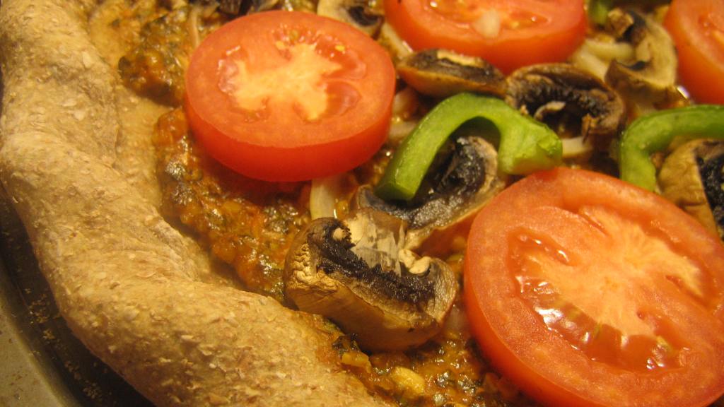 Vegetarian/Vegan Pizza (No Cheese) Recipe