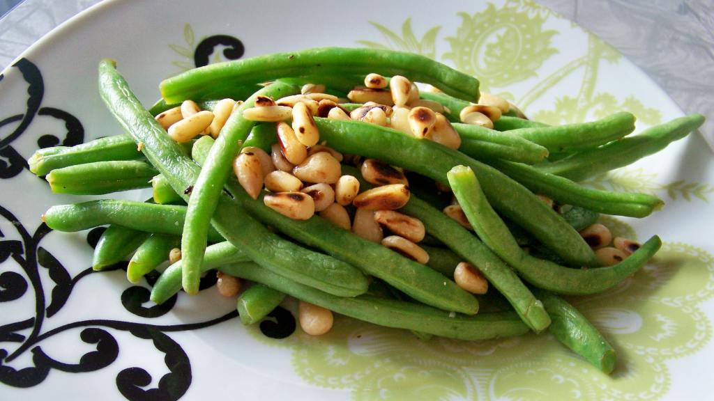 Green Beans With Pine Nuts created by Prose