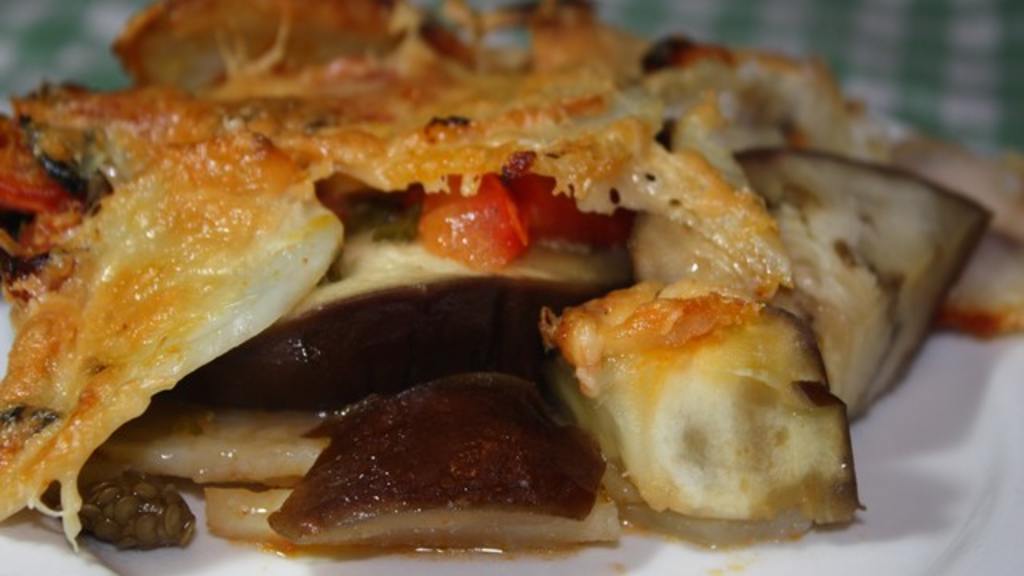 Eggplant, Potato, Tomato Casserole Recipe