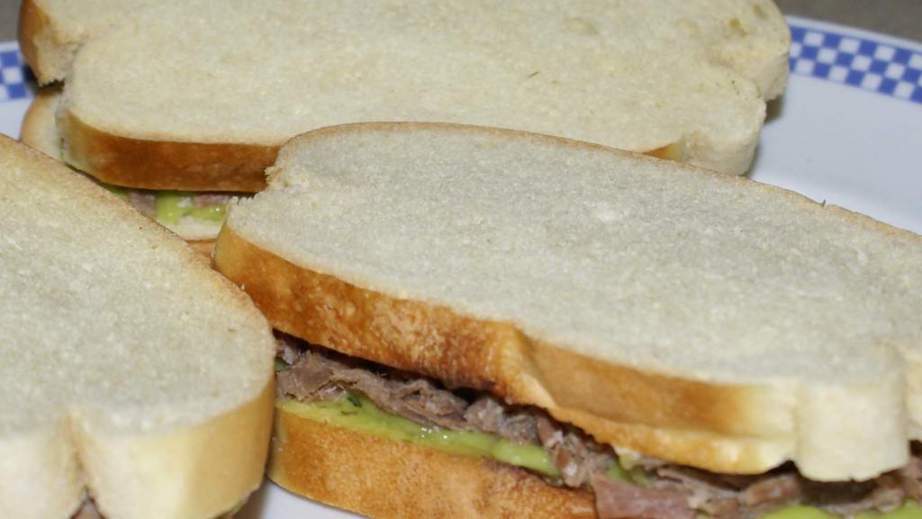 Roast Beef and Avocado Finger Sandwiches Recipe