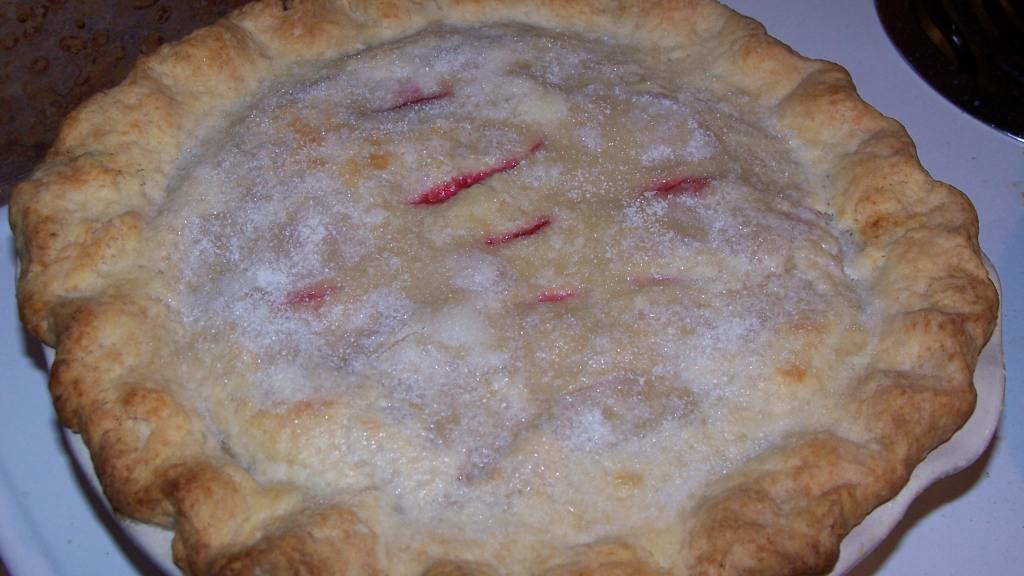 Rhubarb Raspberry Pie created by QueenJellyBean