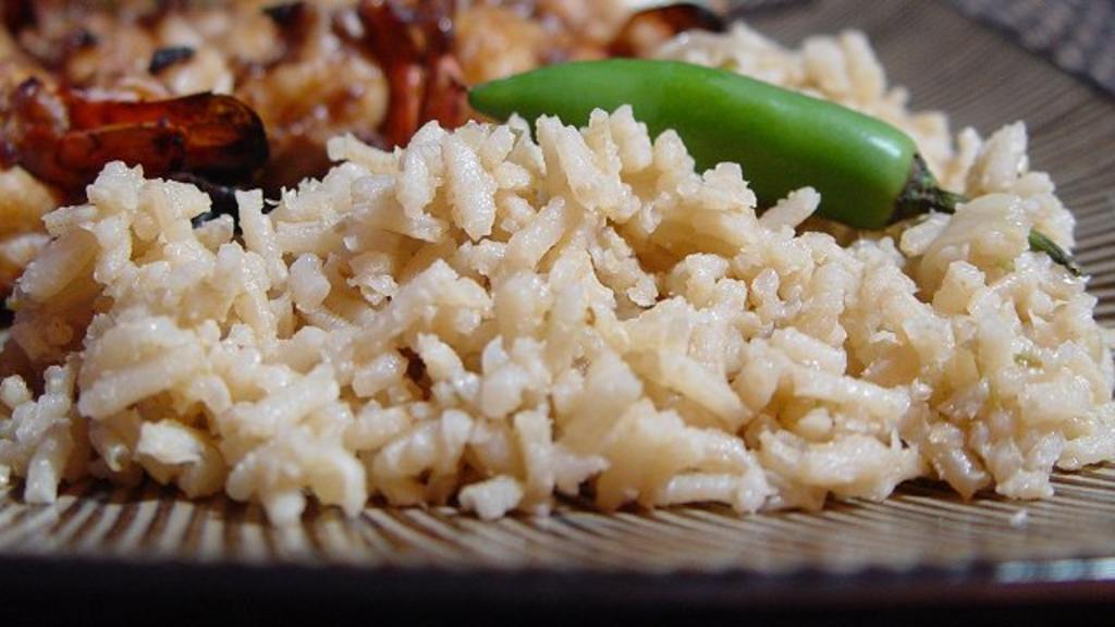 Jalapeno Rice Low Fat Recipe
