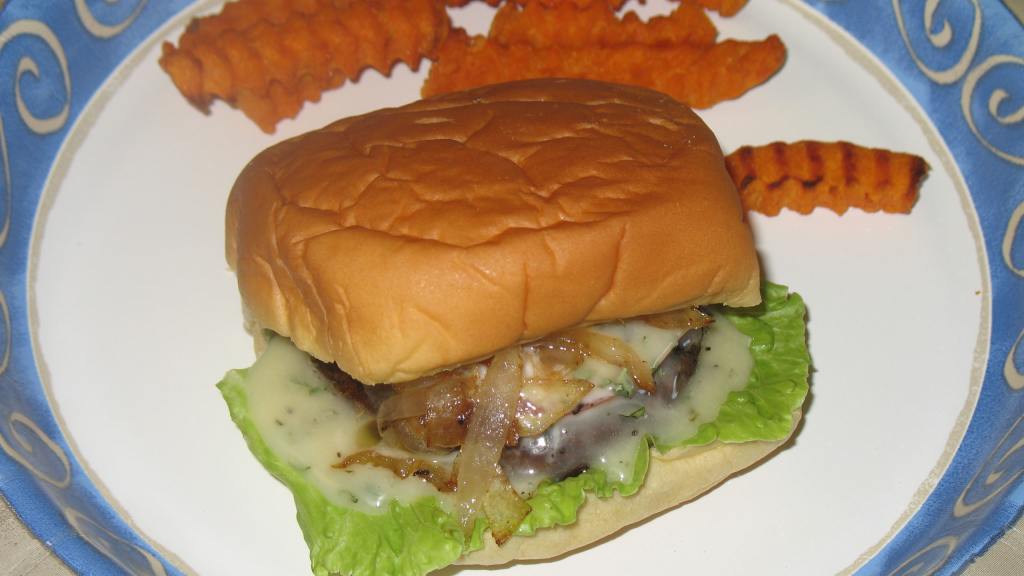 Grilled Portabella Burger With Basil Mayonnaise Recipe