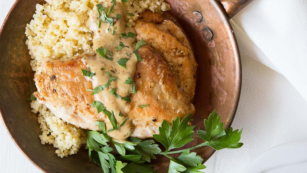 Skillet Tarragon Chicken created by The Food Gays
