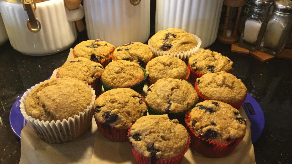 Healthy Blueberry Oat Bran Muffins Recipe