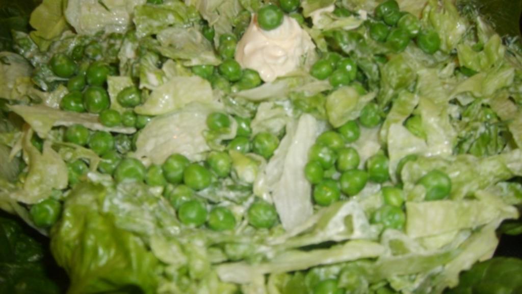 Pea and Lettuce Salad Recipe