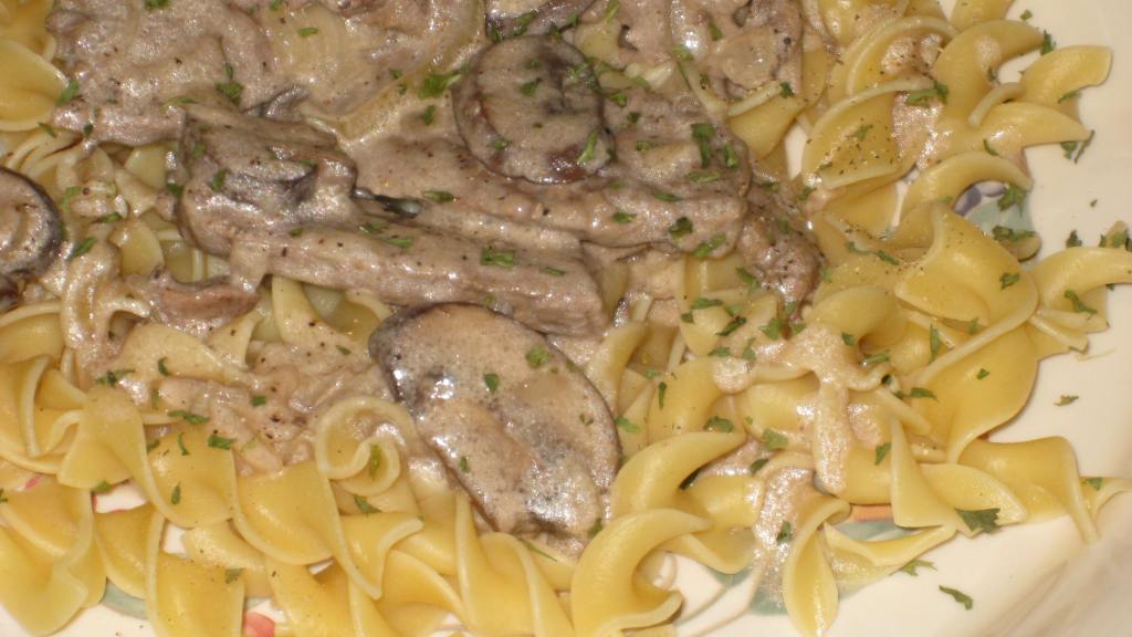 Treebeard's Beef Stroganoff Dijon Recipe
