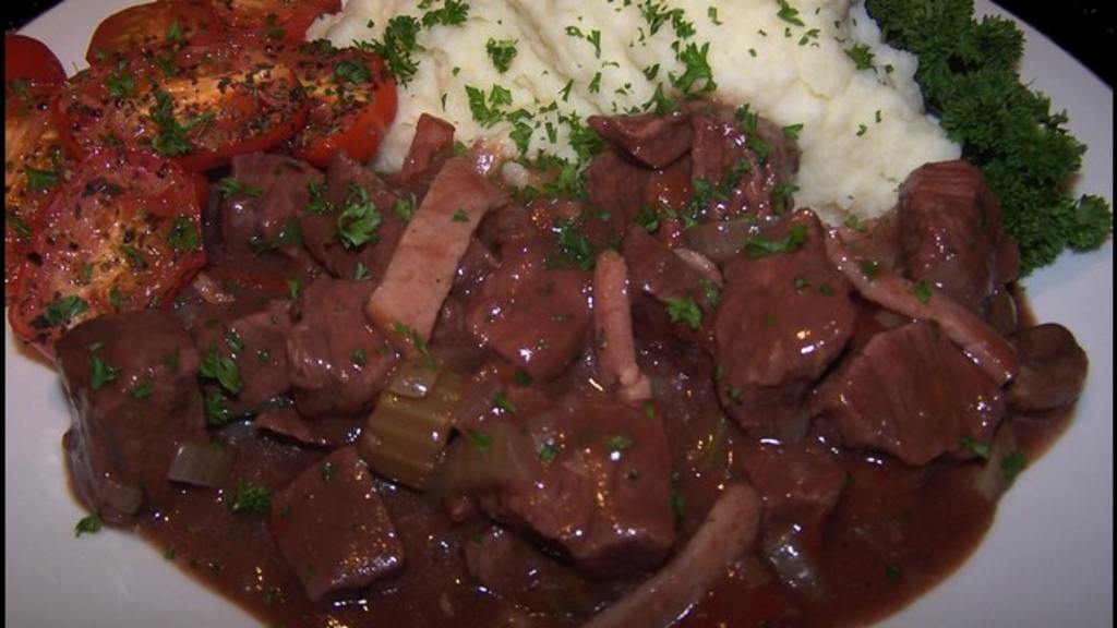 Slow Cooked Beef in Red Wine Recipe