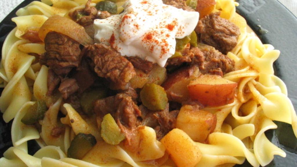 Authentic Beef Chuck Goulash Recipe