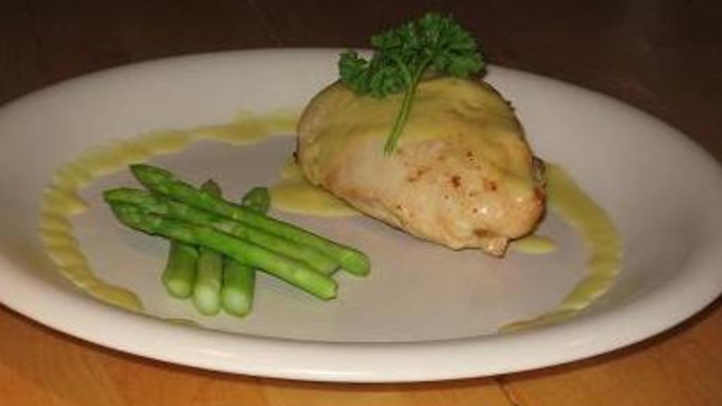 Crab Stuffed Chicken With Hollandaise Sauce Recipe