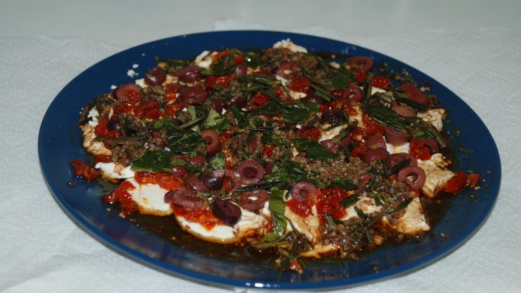 Marinated Goat Cheese Spread / Dip Recipe