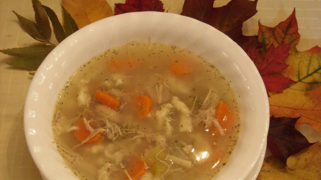 Farmhouse Chicken Soup With Spaetzle Recipe