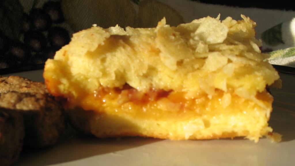 Breakfast Strata Topped With Potato Chips Recipe